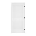 Codel Doors 36" x 80" x 1-3/8" Primed 2-Panel Interior Flat Panel Door with Ovolo Bead 6-9/16" LH Prehung Door 3068pri8082LH1D6916